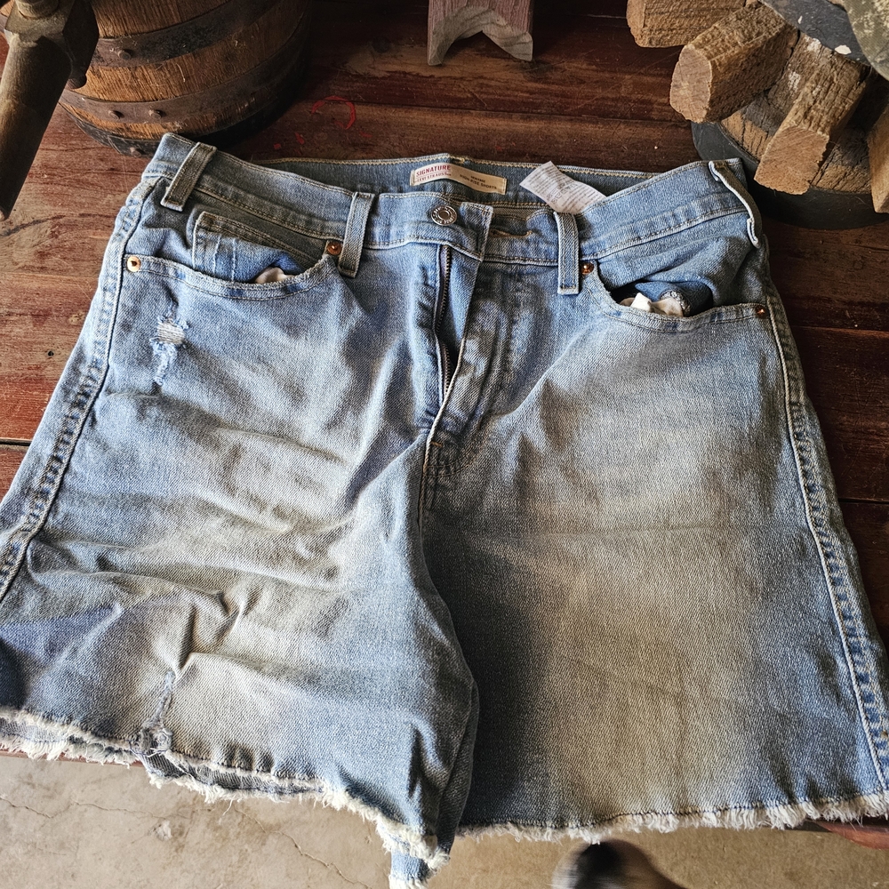 Signature Levis Heritage High Rise Shorts